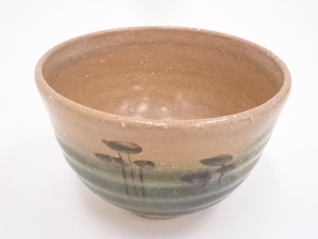 作家物　松画茶碗